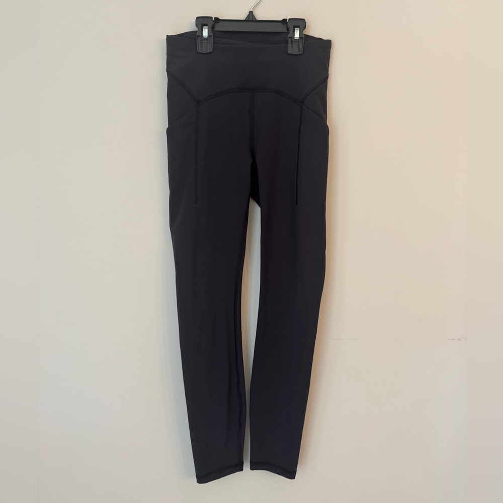 Lululemon Power Thru High Rise Legging Tight, Black, 25”, Size 4